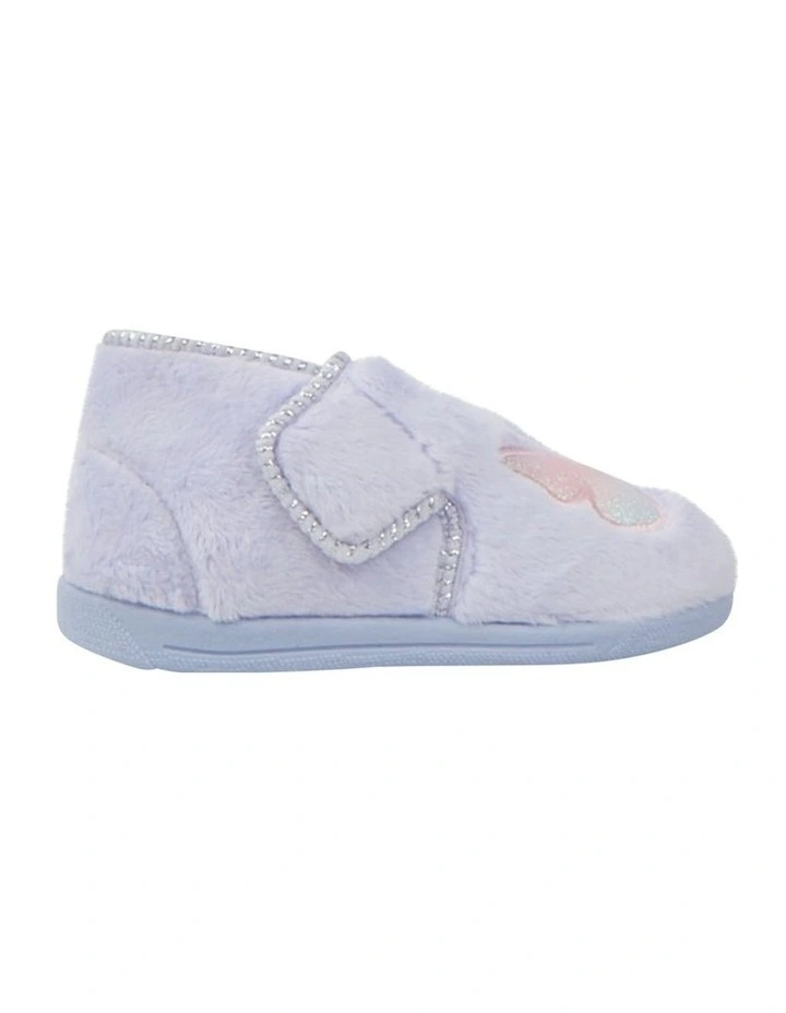 Butterfly Sparkle Slippers in Lilac