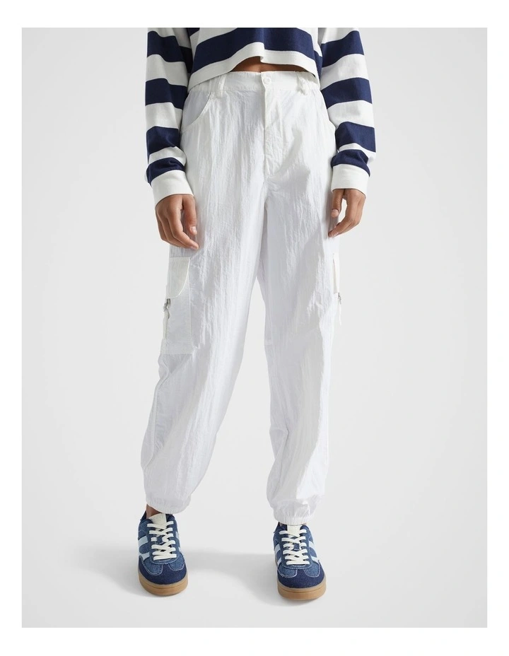 Cargo Pant in White