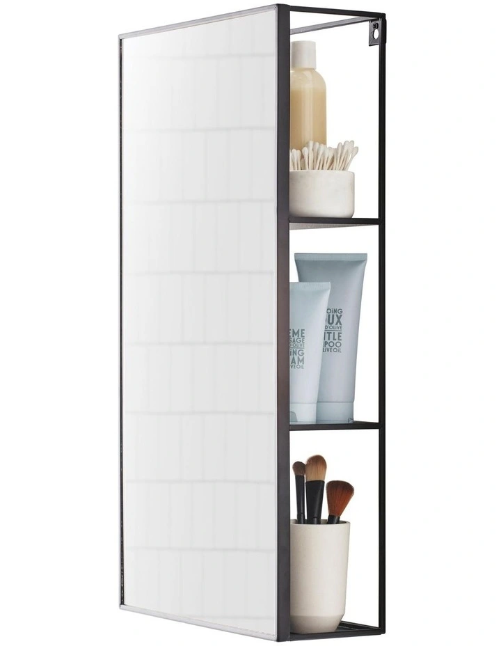 Cubiko Mirror 30x13x62cm in Black