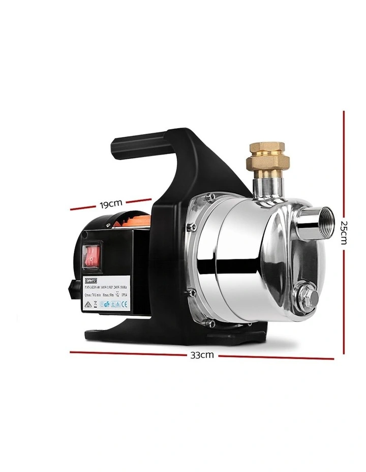Garden Water Pump 1500W in Silver