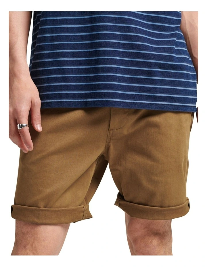 Officer Chino Shorts in Sandstone