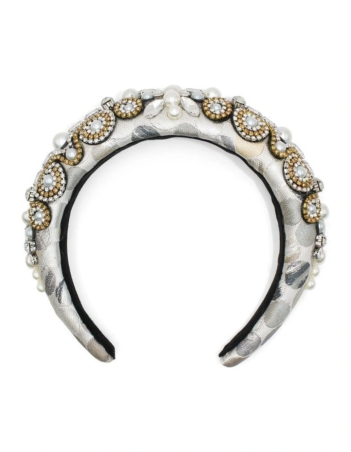 Anna Headband in Silver
