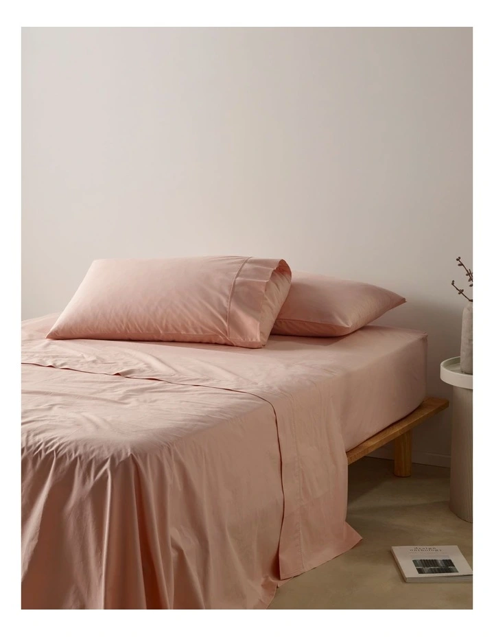 300TC Australian Superfine Cotton Sheet Set in Pink
