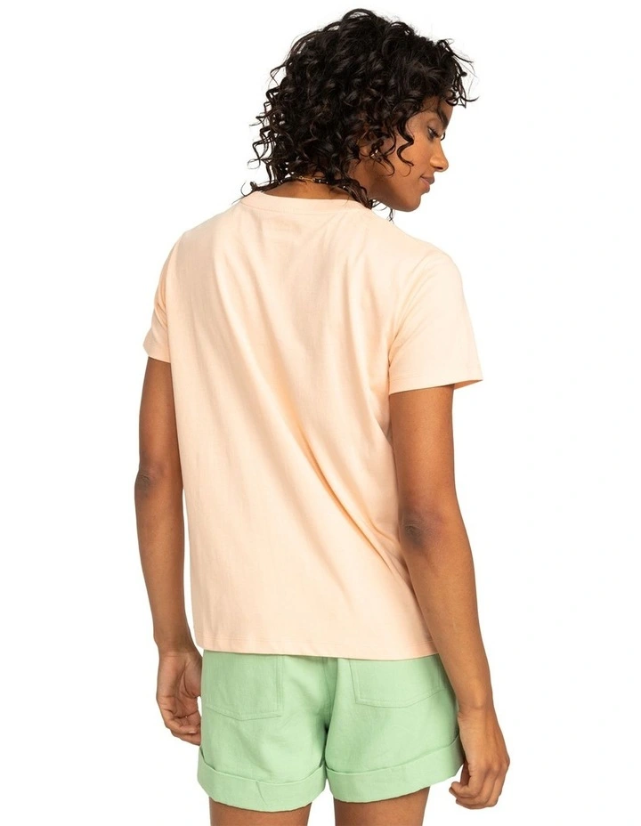 Ocean Road Loose T-shirt in Peach Parfait