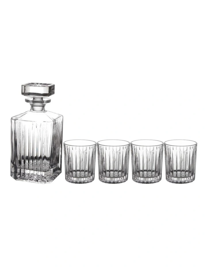 Empire Whisky Gift Boxed Set 5 Piece in Clear