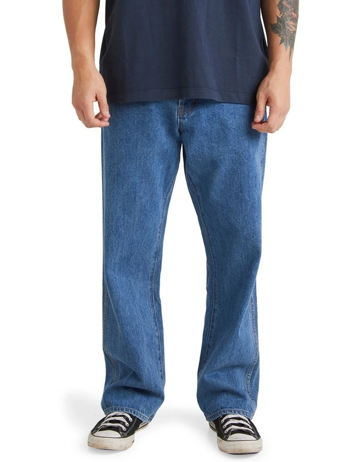 Americana Dayshift Denim Jeans in Blue Collar
