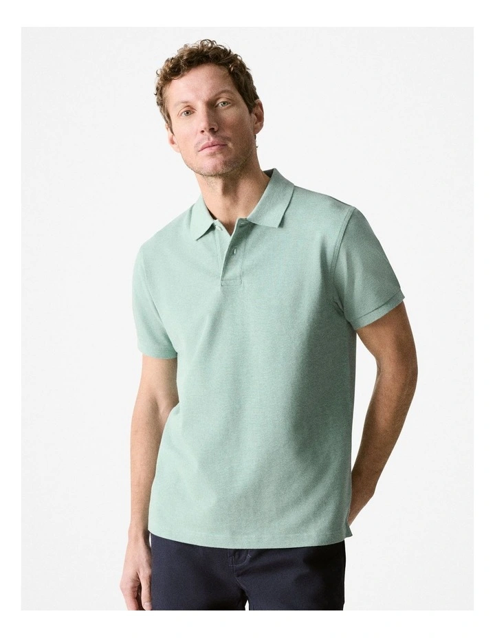 Classic Marle Polo in Jade