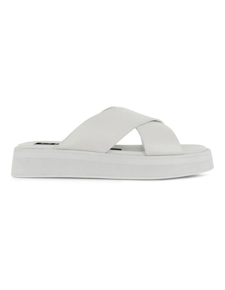 Pippi II Flat Sandals in White