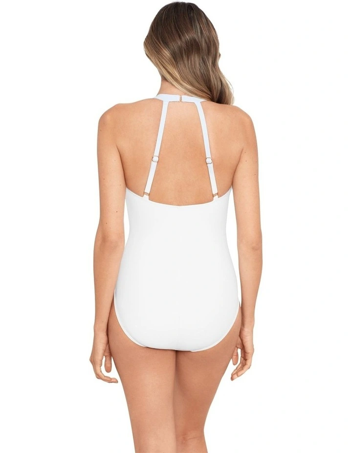 Wrapture Shaping Swimsuit in White