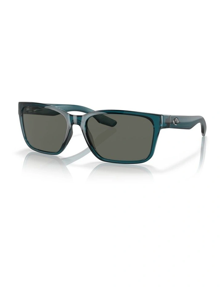 Palmas Grey Polarised Sunglasses in Teal