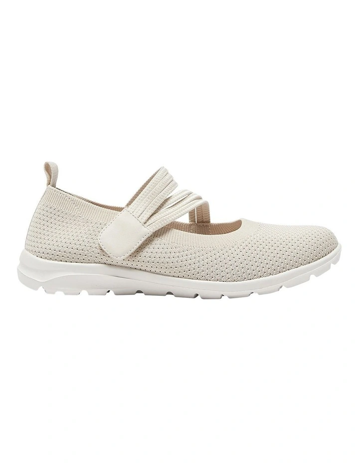 Patsy Sneakers in Beige Stretch