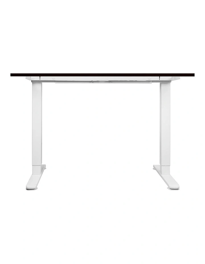 Electric Dual Motor Height Adjustable Motorised Standing Desk 140cm in Walnut