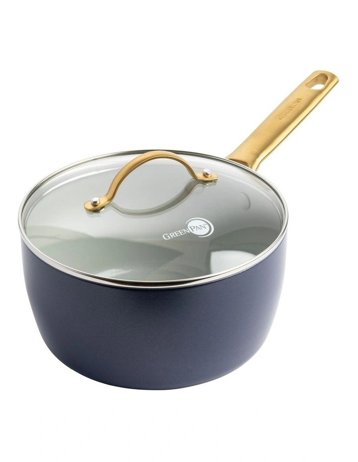 Padova Saucepan with lid 18cm/2L in Dark Blue