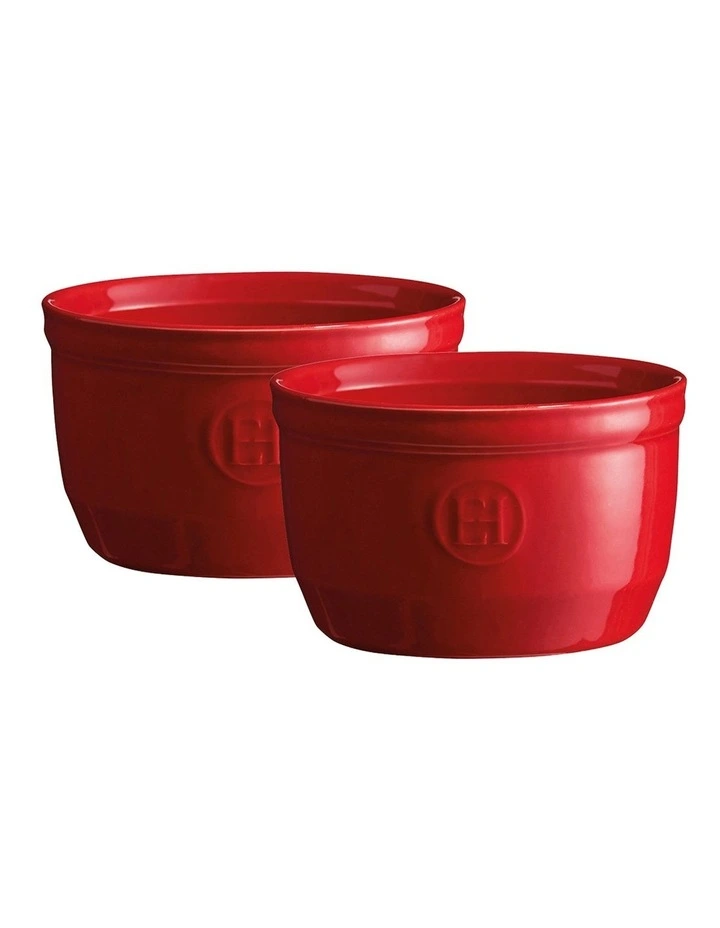 Ramekins 10cm Set of 2 in Burgundy