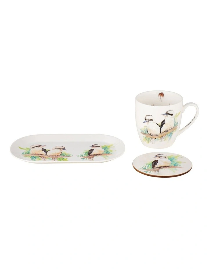 Katherine Castle Bird Life Kookaburra Gift Set in Mixed Colours