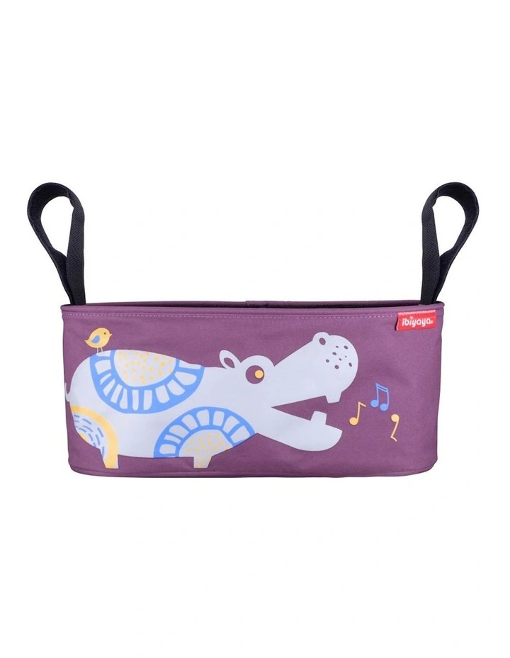 Pet Pram Stroller Organiser Pouch Hippo in Purple