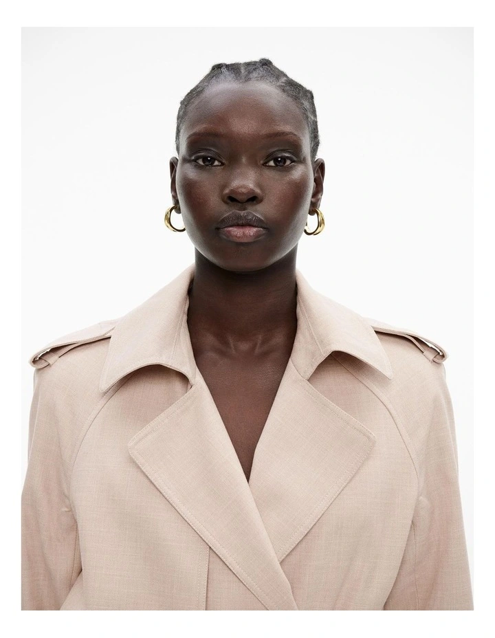 Sculptural Hoop Earrings in Gold