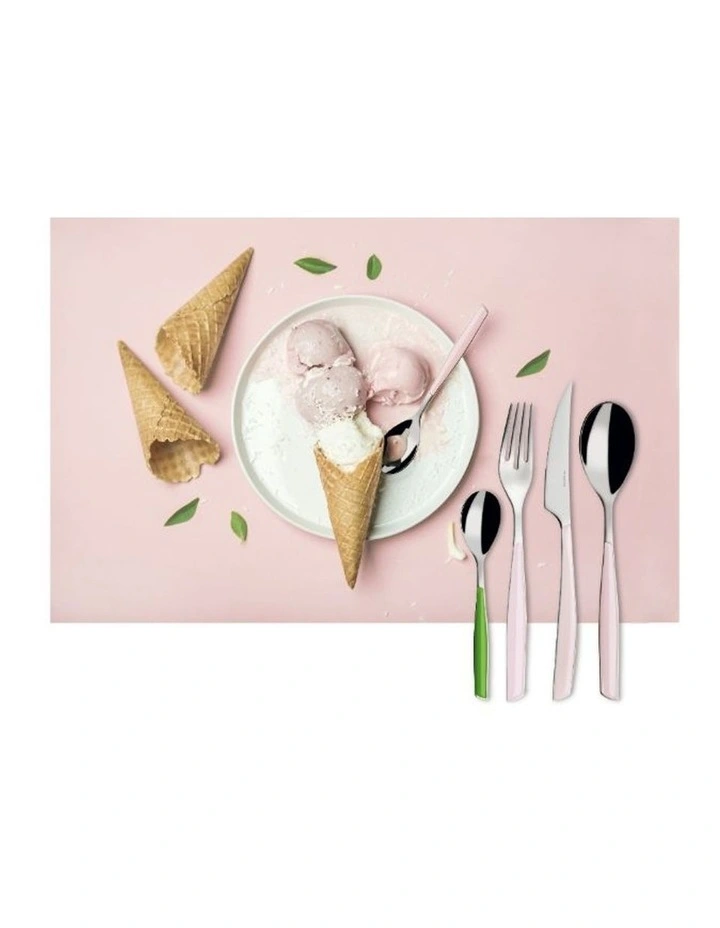 Glamour 24 Piece Cutlery Set in Lotus Pink