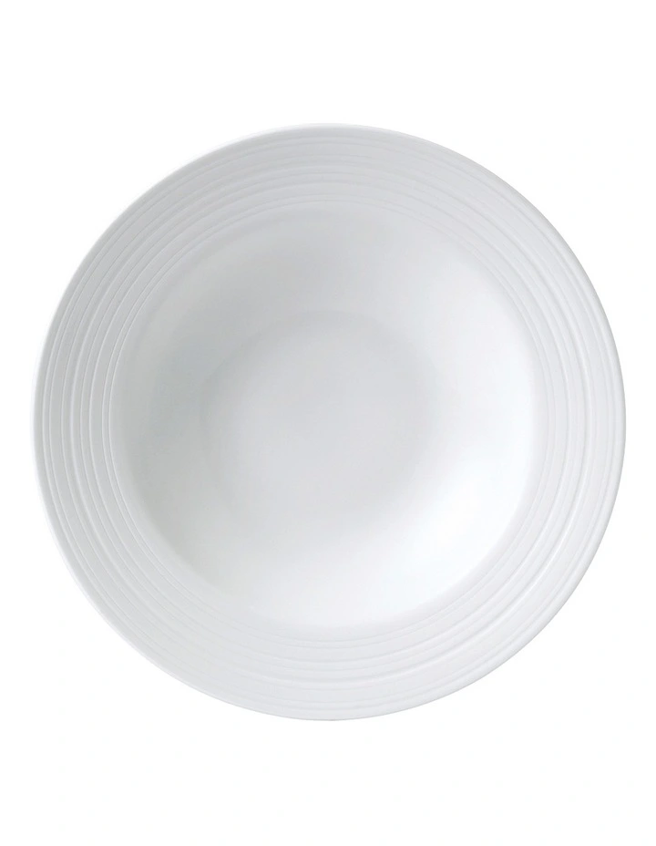 Jasper Conran Strata 25cm Soup Plate White