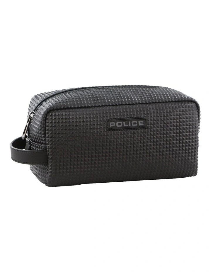 Pyramid Toiletry Bag in Black