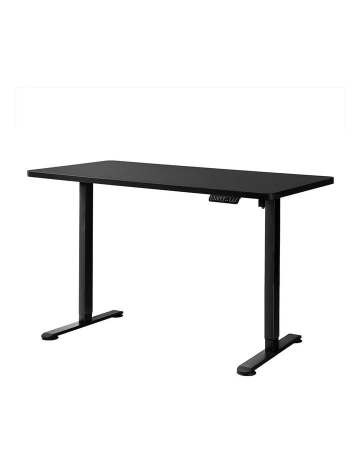 Height Adjustable Motorised Electric Standing Desk 140cm in Black