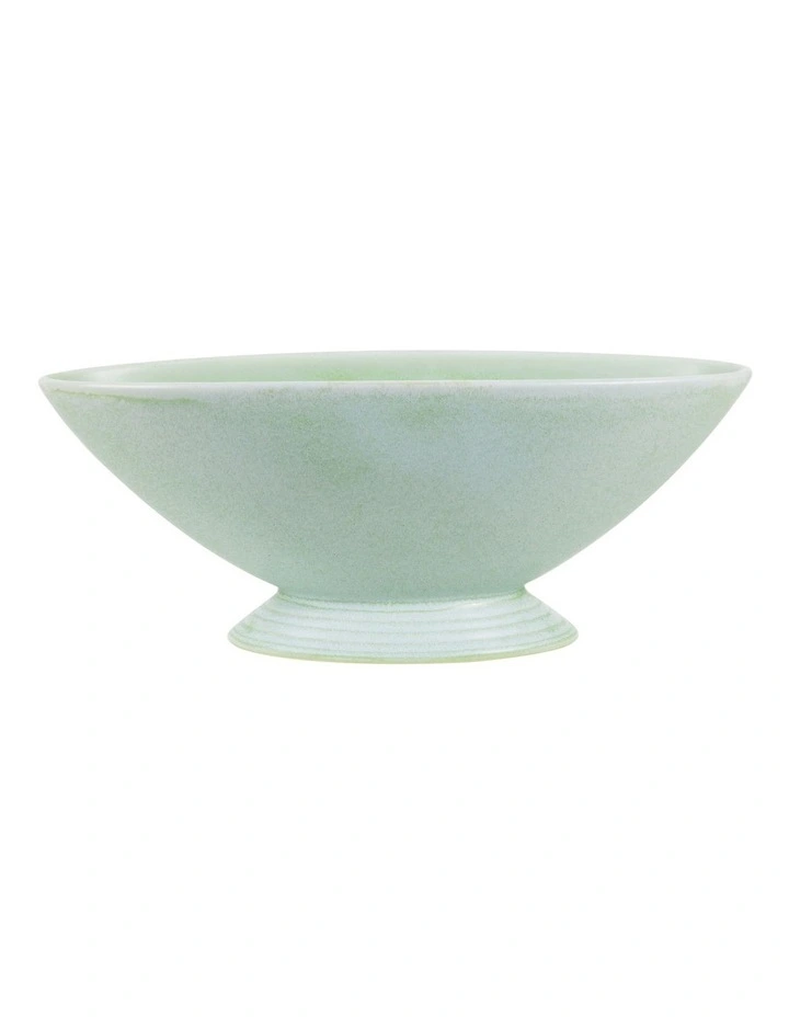 Florist Corner Boat Vase in Mint Green
