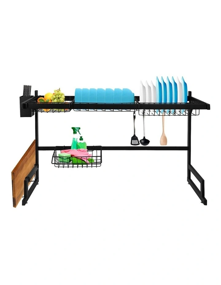 Steel Dish Drainer Plate Cutlery Organizer