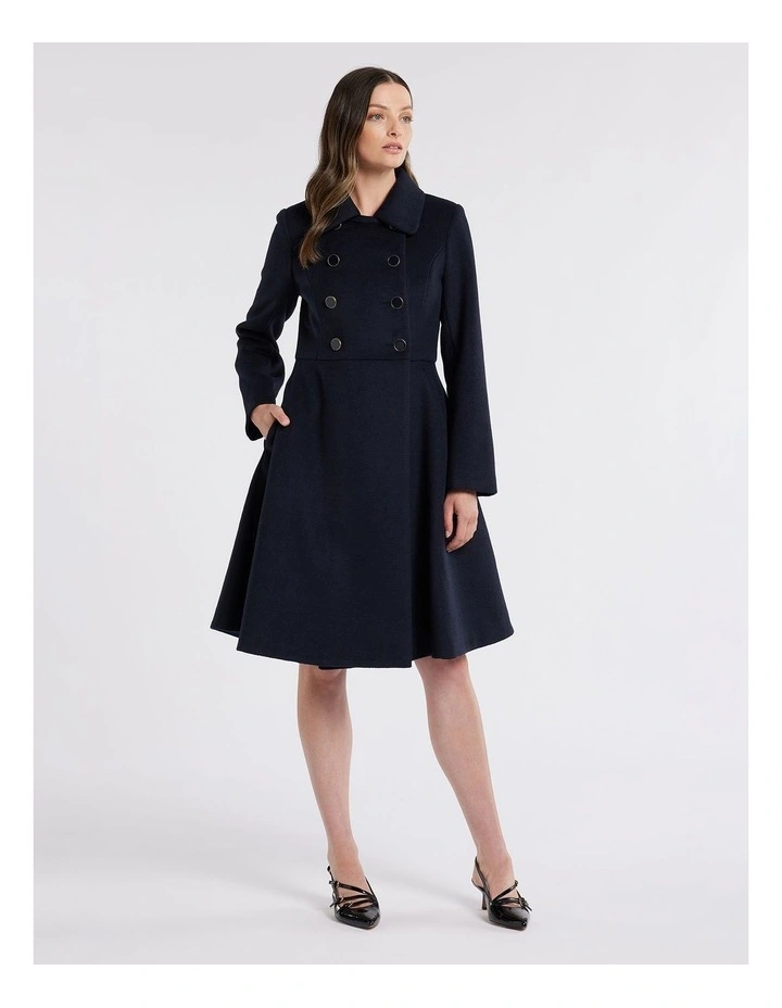 Prima Donna Coat in Navy