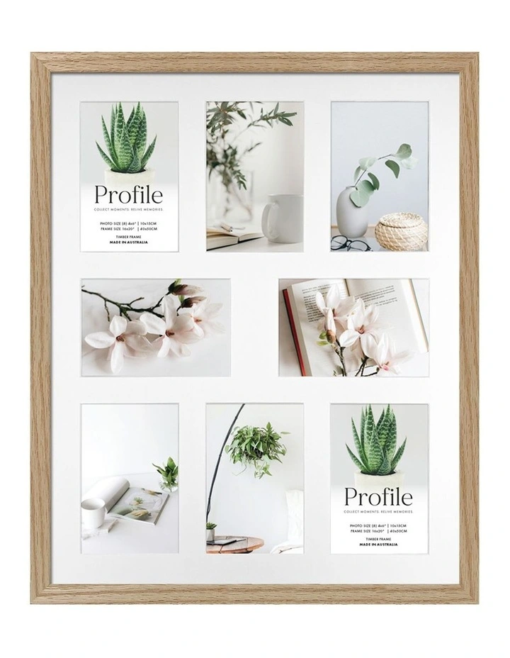 Decorator Photo Frame 40x50/10x15 in Natural