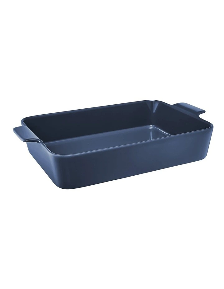 Indulgence Rectangle Baker 32x22x7cm Gift Boxed in Slate Blue