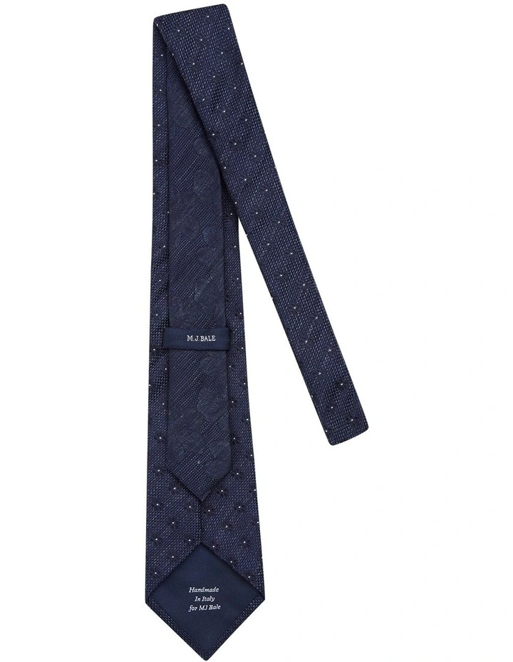 Daverio Tie in Navy Melange