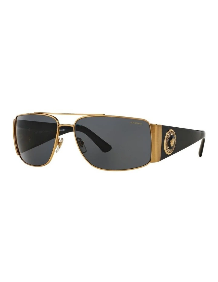 VE2163 Gold Polarised Sunglasses