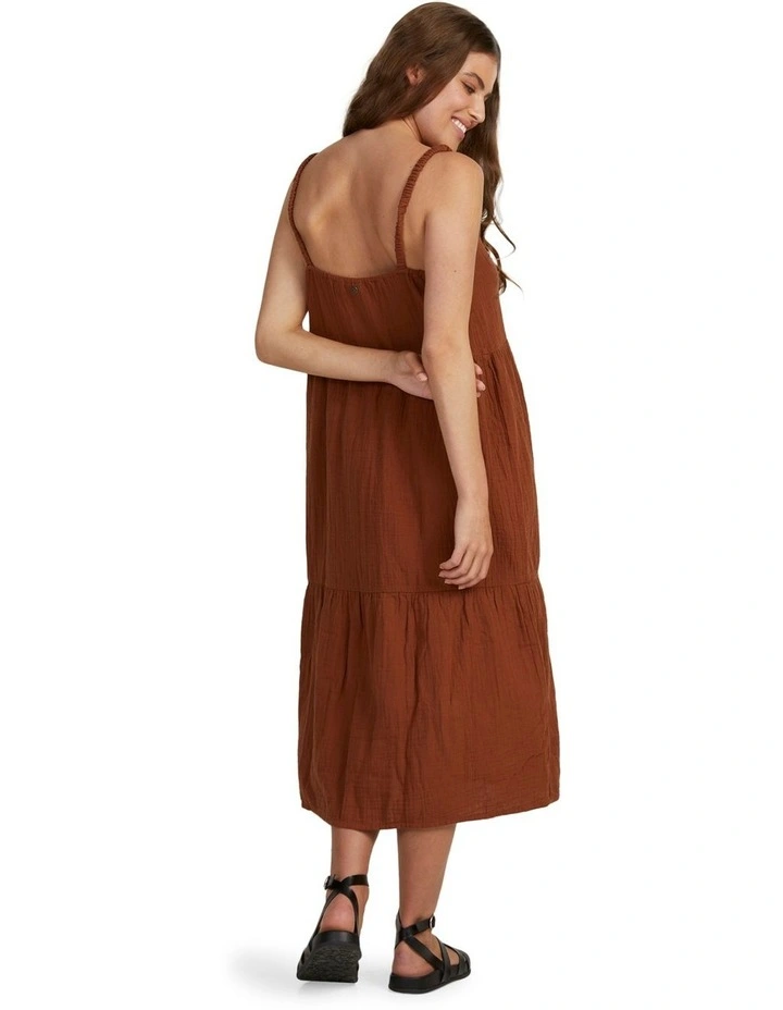 Waiting Line Dress in Sorrel Horse