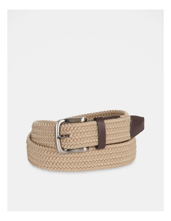 Woven Belt in Beige