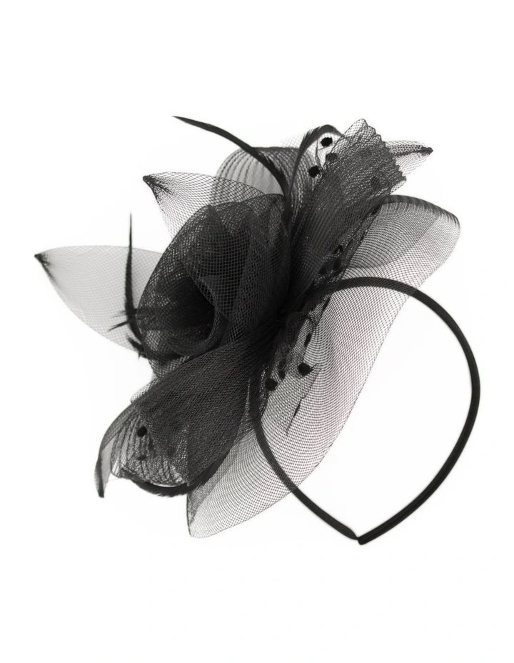 Mckenna Fascinator in Black