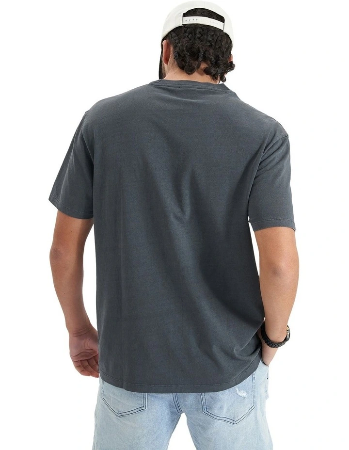 Republic Relaxed T-shirt in Pigment Asphalt