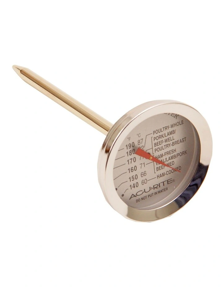 Dial Style Meat Thermometer in Silver