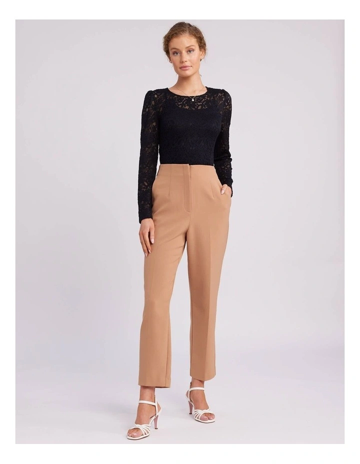 Sophie Crepe Pant in Camel