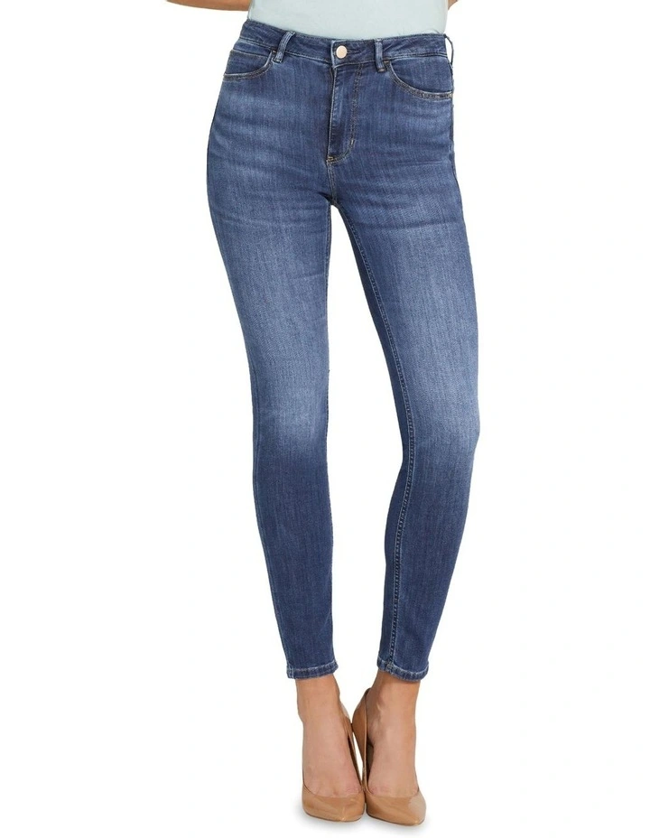 1981 Skinny jeans in Feather Ocean