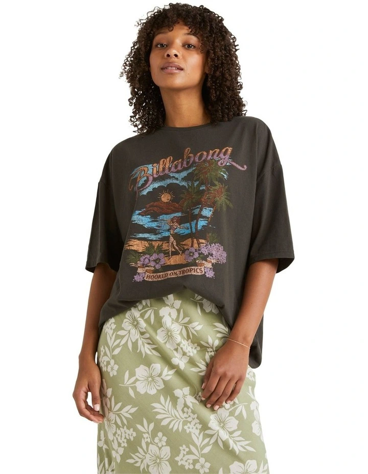 Seeking Sunshine Tee in Off Black