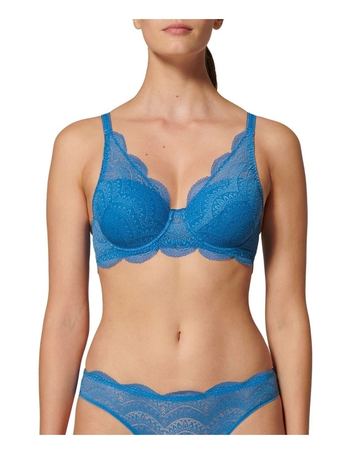 Karma 3D Contour Bra in Myosotis Blue