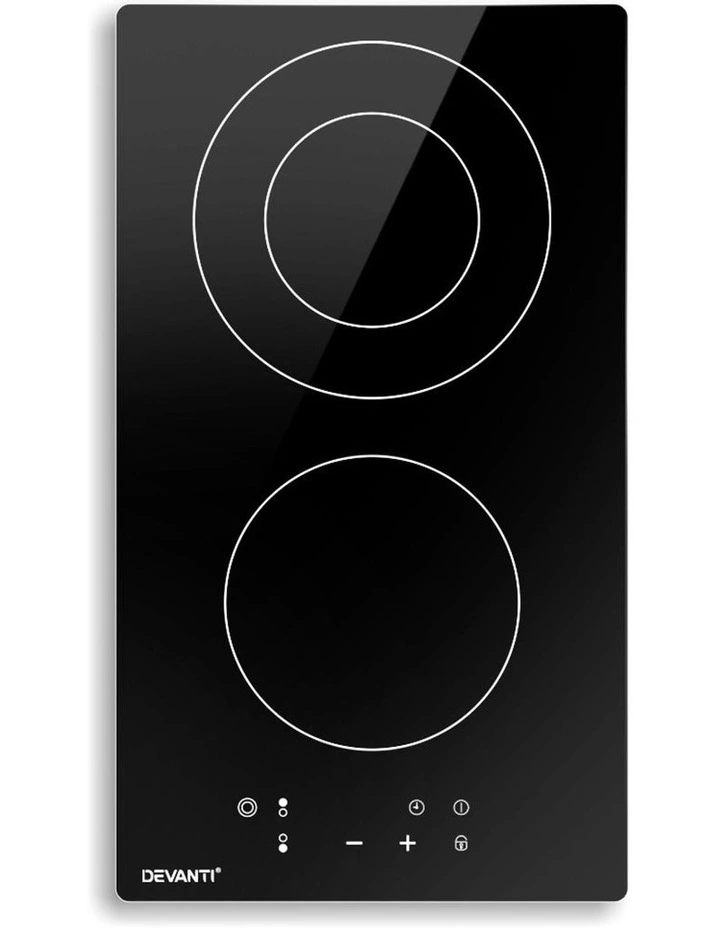 Electric Ceramic Cooktop 30cm Kitchen Cooker Cook Top Hob Touch Control 3-Zones