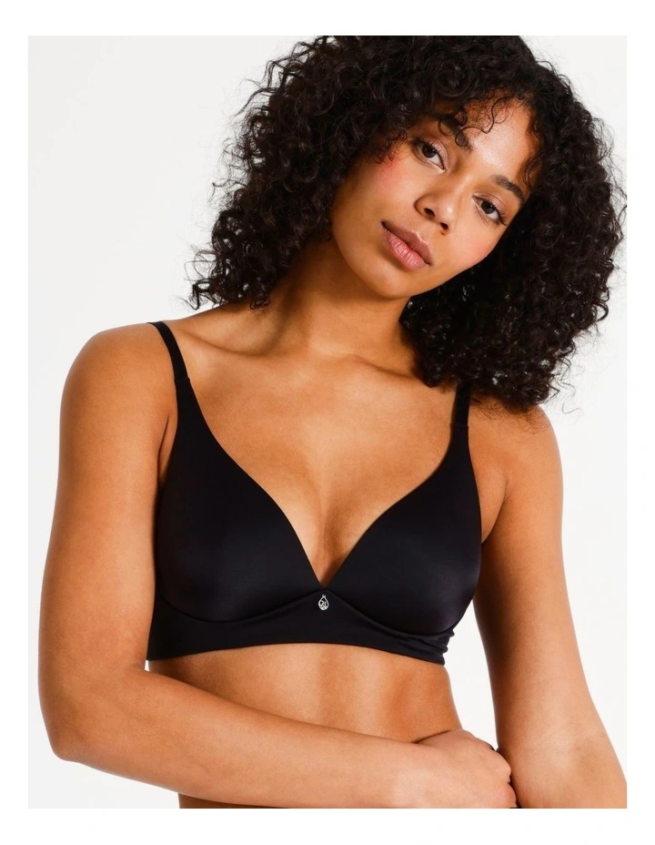 Pure Comfort Wirefree Contour Bra in Black
