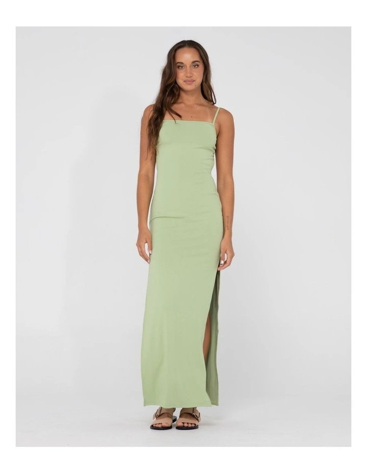 Vicky Slip Maxi Dress in Green