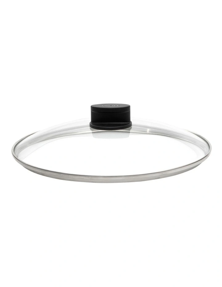 Woll Eco Lite Fixed Knob Safety Glass Lid 28cm