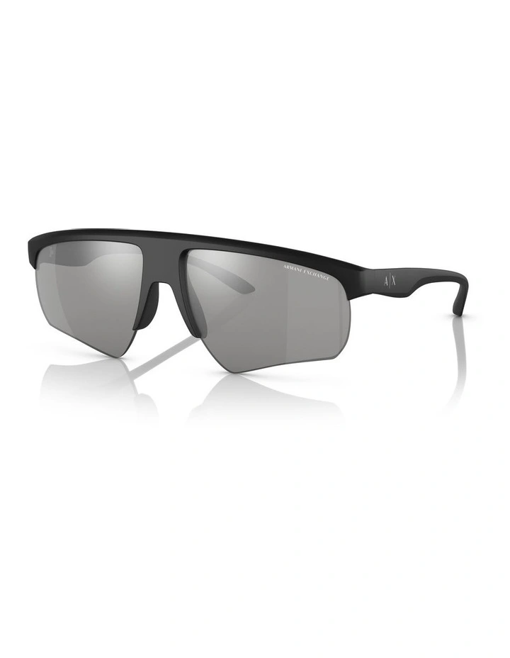0AX4123S Polarised Sunglasses in Matte Black
