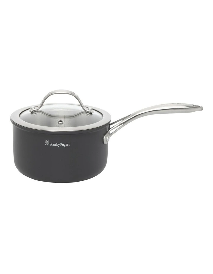 Bi-Ply Professional Saucepan 16cm/1.5L in Black