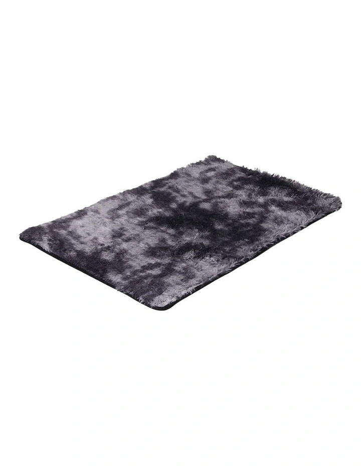 Shaggy Soft Tie-Dyed Large Area Floor Rug 160x230cm in Grey