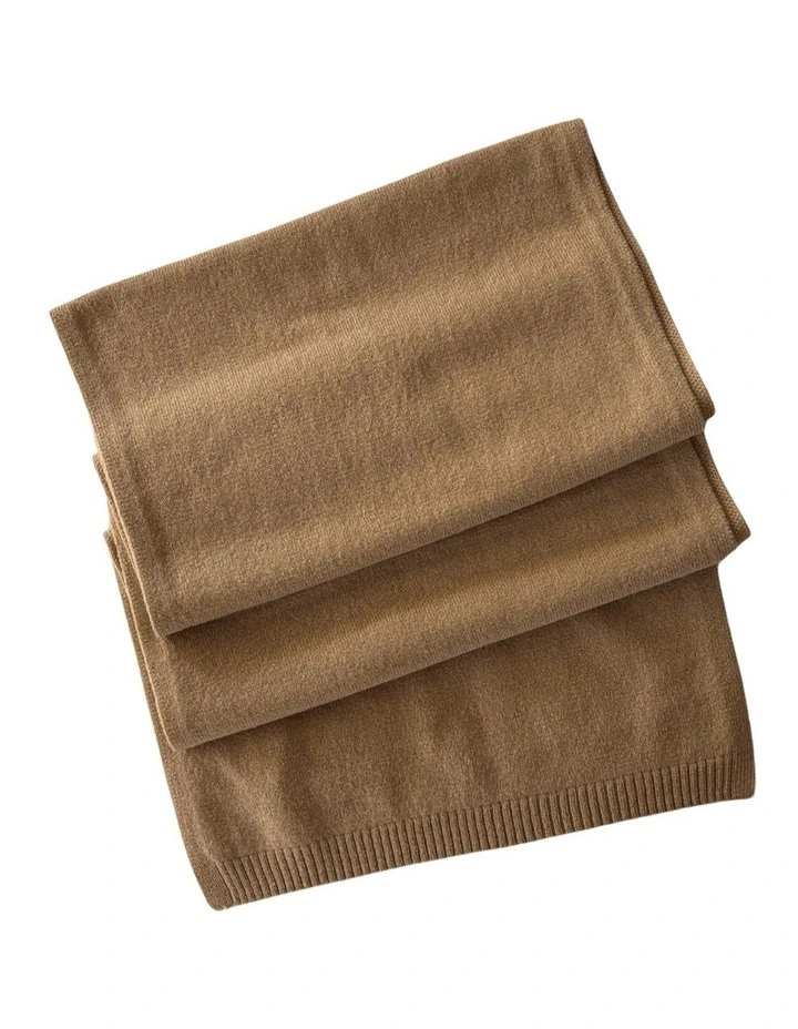 Meja Everyday Cashmere Scarf in Toffee