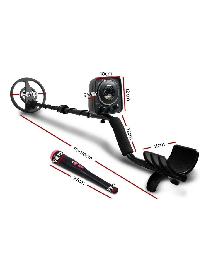 Deep Sensitive Metal Detector with Pinpointer